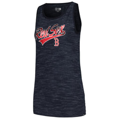 Navy Boston Red Sox New Era Women's Space-Dye Active Tank Top