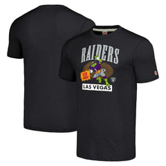 TMNT Donatello x Homage Tri-Blend T-Shirt - Las Vegas Raiders T-shirts