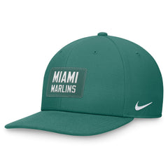 Green Miami Marlins Nike Bicoastal Pro Performance Snapback Hat