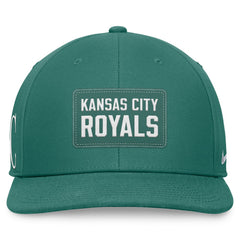 Green Kansas City Royals Nike Bicoastal Pro Performance Snapback Hat