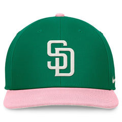 Green/Pink San Diego Padres Nike Malachite Pro Performance Snapback Hat