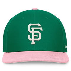 Green/Pink San Francisco Giants Nike Malachite Pro Performance Snapback Hat