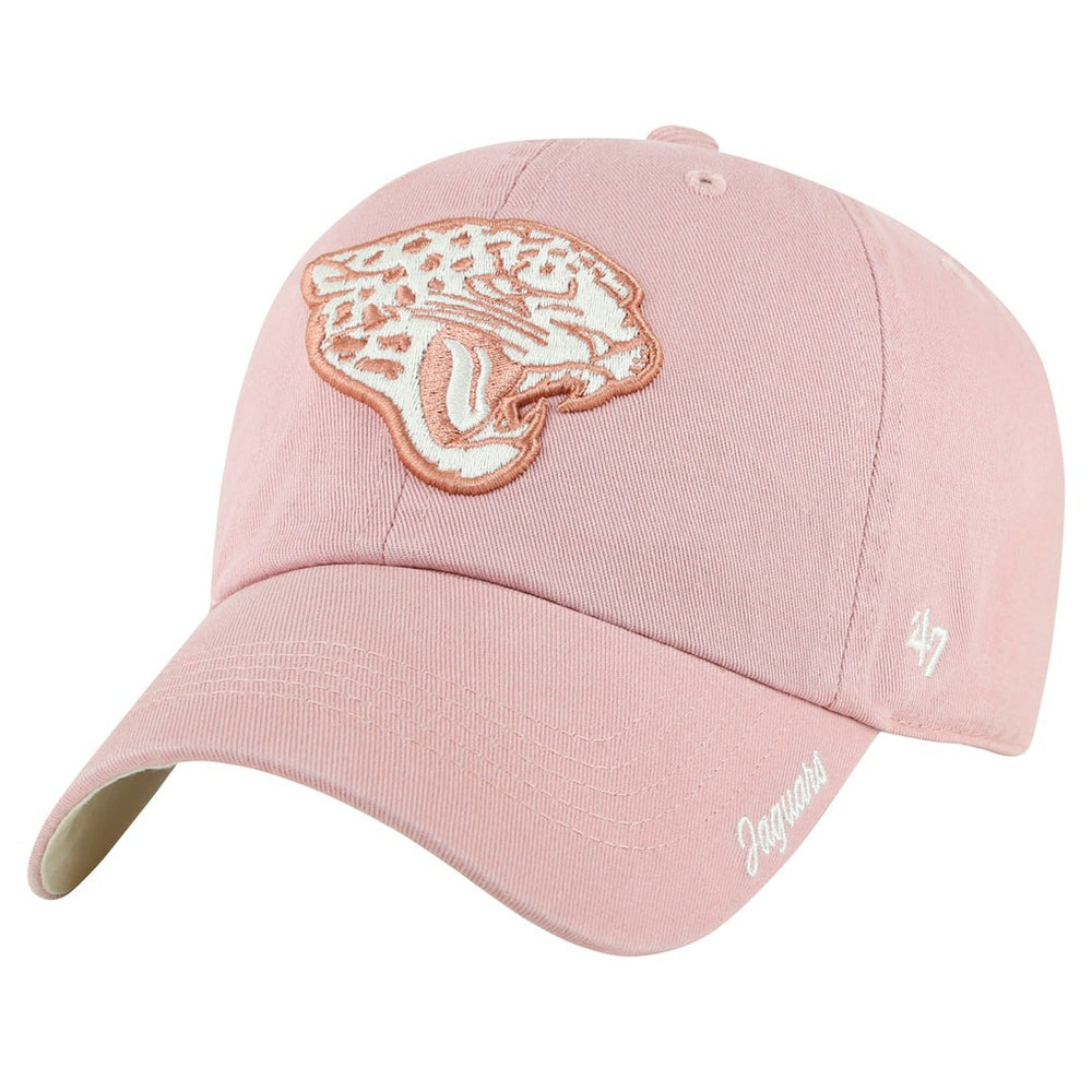 '47 Women's Ballpark Cheer Dusty Rose Clean Up Adjustable Hat - Jacksonville Jaguars Hats