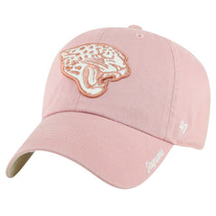 '47 Women's Ballpark Cheer Dusty Rose Clean Up Adjustable Hat - Jacksonville Jaguars Hats