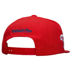 Red Philadelphia Phillies Mitchell & Ness Team Tagged Snapback Hat