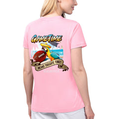 Margaritaville Women's Game Time V-Neck T-Shirt - Arizona Cardinals T-shirts