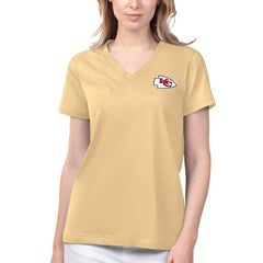 Margaritaville Women's Game Time V-Neck T-Shirt - Kansas City Chiefs T-shirts
