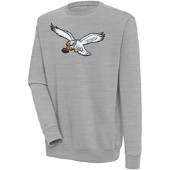 Antigua Throwback Logo Victory Pullover Sweatshirt - Philadelphia Eagles Pullover