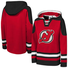 NHL New Jersey Devils Youth Ageless Must Have Home V-Neck Pullover Hoodie