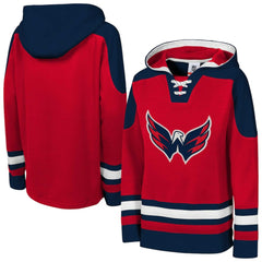NHL Washington Capitals Youth Ageless Must Have Home V-Neck Pullover Hoodie