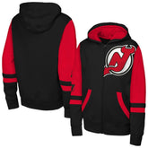 NHL New Jersey Devils Youth Face Off Full-Zip Hoodie