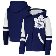 NHL Toronto Maple Leafs Youth Face Off Full-Zip Hoodie
