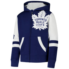 NHL Toronto Maple Leafs Youth Face Off Full-Zip Hoodie