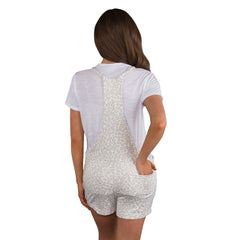 Cream Houston Astros Concepts Sport Women's Montana Hacci Knit Romper Overalls