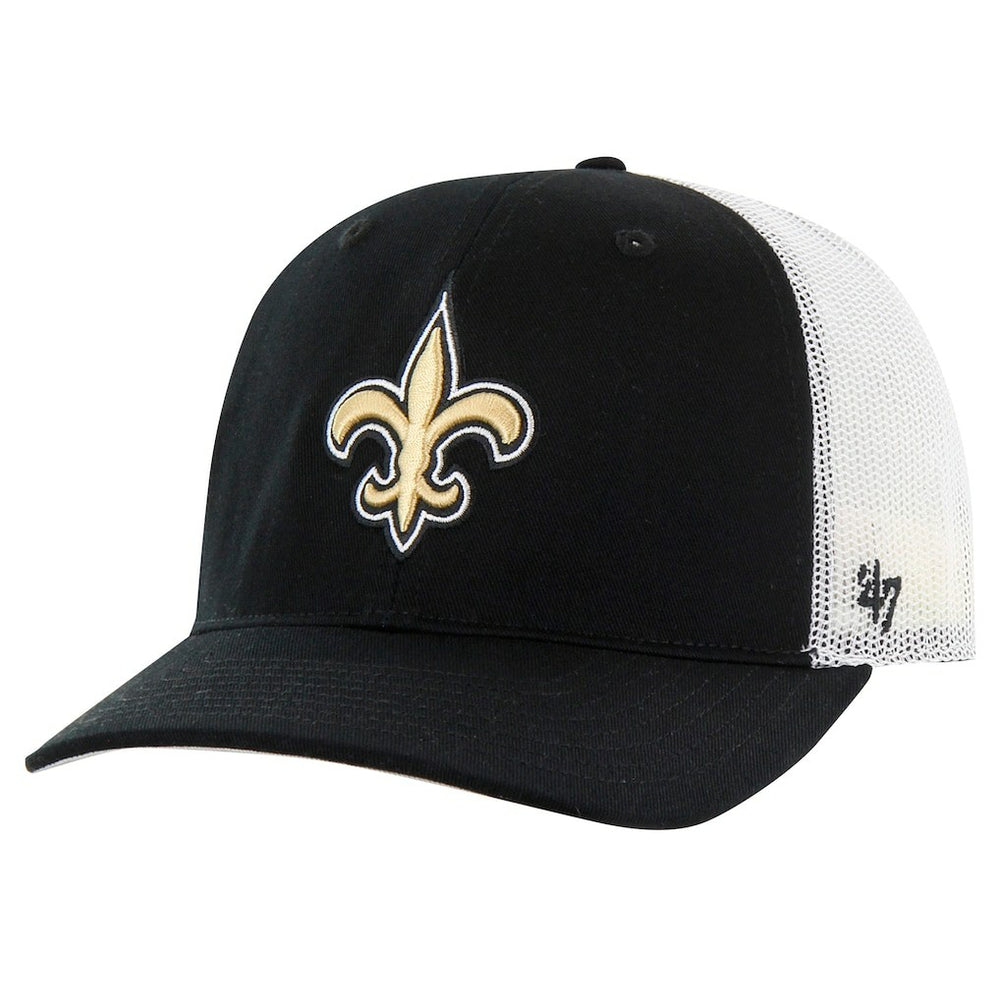 '47 Team Unstructured Trucker Adjustable Hat - New Orleans Saints Hats