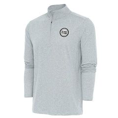 Detroit Pistons Antigua Metallic Logo Hunk Quarter-Zip Pullover sale