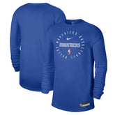 Nike Dallas Mavericks 2024/25 Legend On-Court Practice Long Sleeve T-Shirt sale