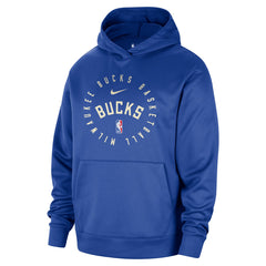 Nike Milwaukee Bucks 2024/25 Spotlight On-Court Practice Performance Pullover Hoodie