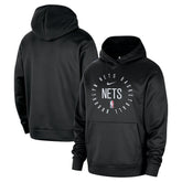 Nike Brooklyn Nets 2024/25 Spotlight On-Court Practice Performance Pullover Hoodie