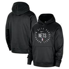 Nike Brooklyn Nets 2024/25 Spotlight On-Court Practice Performance Pullover Hoodie