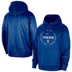 Nike Philadelphia 76ers 2024/25 Spotlight On-Court Practice Performance Pullover Hoodie
