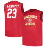 Christian McCaffrey Big & Tall Muscle Tank Top - San Francisco 49ers Tops