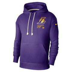 Nike Los Angeles Lakers Courtside Standard Issue Premium Performance Pullover Hoodie