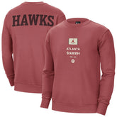 Atlanta Hawks Jordan Brand Courtside Statement Edition Heavyweight Pullover Sweatshirt