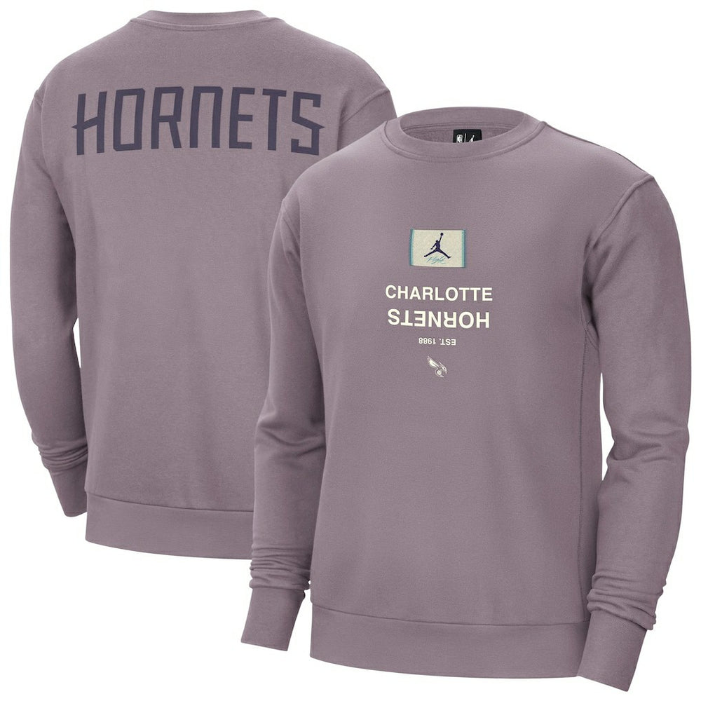 Charlotte Hornets Jordan Brand Courtside Statement Edition Heavyweight Pullover Sweatshirt