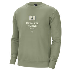 Milwaukee Bucks Jordan Brand Courtside Statement Edition Heavyweight Pullover Sweatshirt