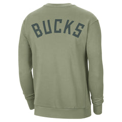 Milwaukee Bucks Jordan Brand Courtside Statement Edition Heavyweight Pullover Sweatshirt