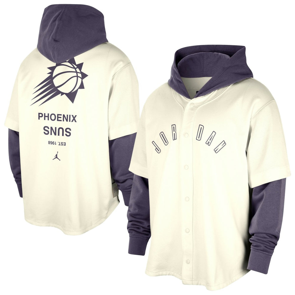 Phoenix Suns Jordan Brand Courtside Statement Edition MVP Jersey Pullover Hoodie