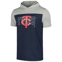 Navy Minnesota Twins New Era Active Brushed Hoodie T-Shirt