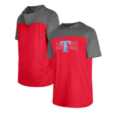 Red Texas Rangers New Era Active Brushed Hoodie T-Shirt