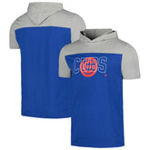 Royal Chicago Cubs New Era Active Brushed Hoodie T-Shirt