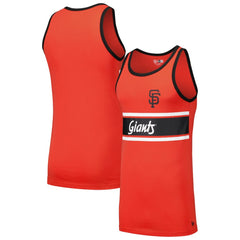 Orange San Francisco Giants New Era Jersey Ringer Tank Top