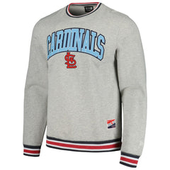 Heather Gray St. Louis Cardinals New Era Throwback Classic Pullover Sweatshirt