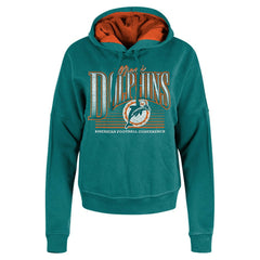 Women's Throwback Boxy Pullover Hoodie - Miami Dolphins Hoodies