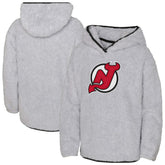 NHL New Jersey Devils Girls Youth Ultimate Teddy Fleece Pullover Hoodie