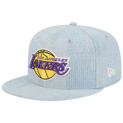 New Era Los Angeles Lakers Injection Denim Patchwork 9FIFTY Snapback Hat