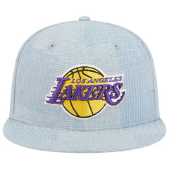 New Era Los Angeles Lakers Injection Denim Patchwork 9FIFTY Snapback Hat