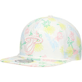 New Era Miami Heat Palm Trees and Waves Golfer Adjustable Hat