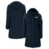 Cutter & Buck Women's Mission Ridge Repreve Eco Insulated Long Full-Zip Puffer Jacket - Seattle Seahawks Jackets