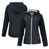 Cutter & Buck Women's Rainier Primaloft Eco Full-Zip Hybrid Jacket - Buffalo Bills Jackets