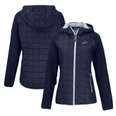 Cutter & Buck Women's Rainier Primaloft Eco Full-Zip Hybrid Jacket - Buffalo Bills Jackets