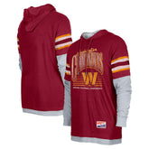 Twofer Long Sleeve Hooded T-Shirt - Washington Commanders T-shirts
