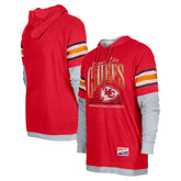Twofer Long Sleeve Hooded T-Shirt - Kansas City Chiefs T-shirts