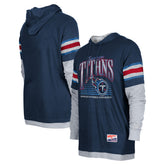 Twofer Long Sleeve Hooded T-Shirt - Tennessee Titans T-shirts