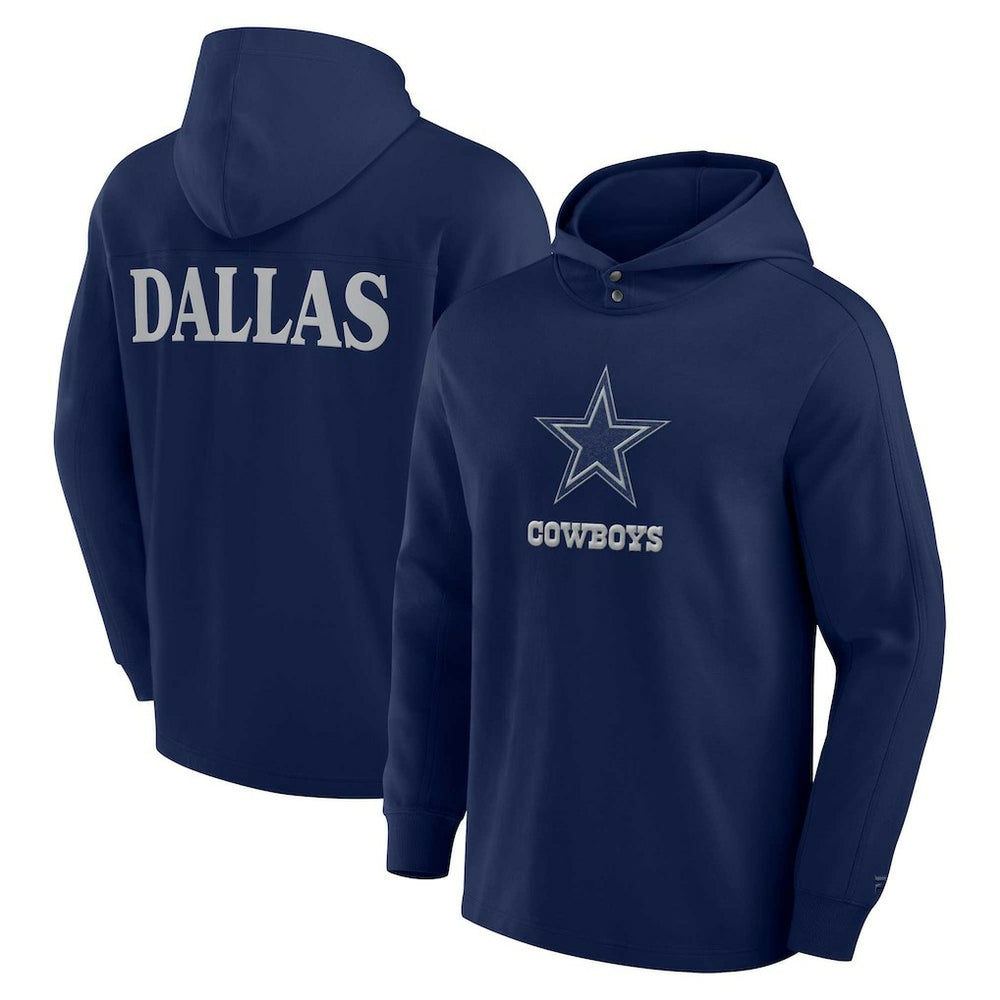Elements Blaze Tri-Blend Long Sleeve Hoodie T-Shirt - Dallas Cowboys Hoodies