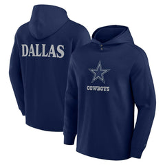 Elements Blaze Tri-Blend Long Sleeve Hoodie T-Shirt - Dallas Cowboys Hoodies